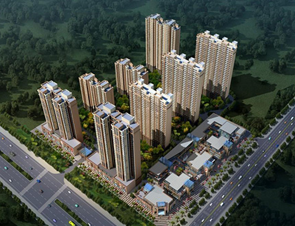 工程项目案例_广东仿石漆_软瓷洞石夯土板布纹石_鎏金板厂家-万彩吧建材